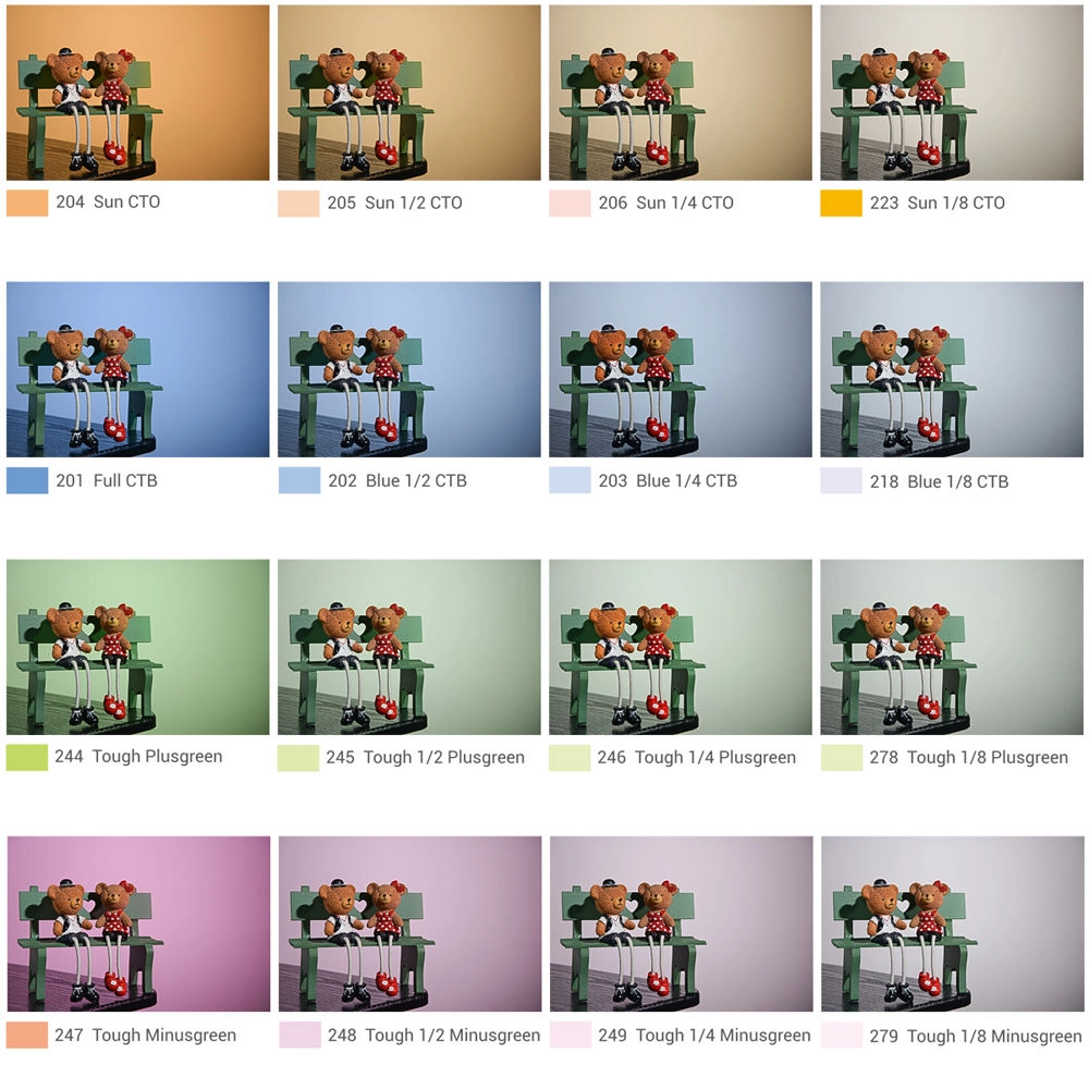 Zestaw filtrów żelowych Godox V-11T do korekty temperatury 